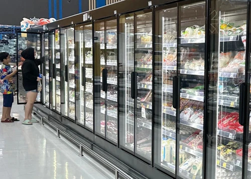 Frameless Beverage Display Cooler Glass Door high quality