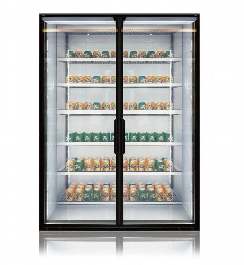 Frameless Beverage Display Cooler Glass Door